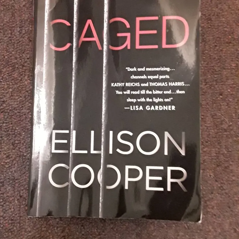 Caged by Ellison Cooper. Horror/thriller Book. photo 1