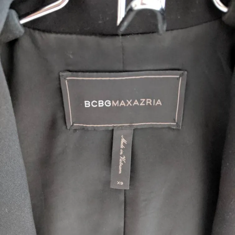 BCBG Max Azria XS Black Blazer photo 4