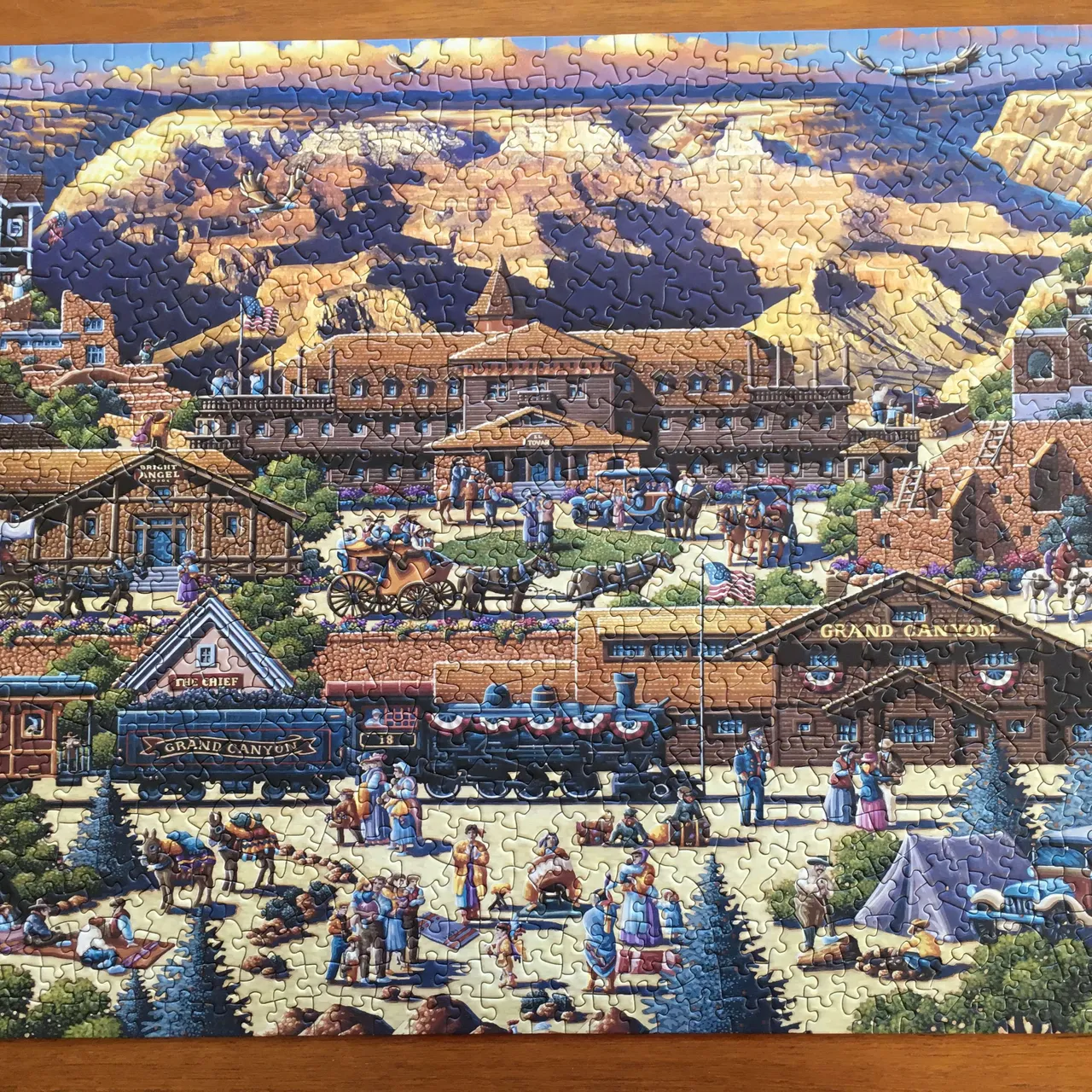Grand Canyon - 1000 pc puzzle (complete) photo 3