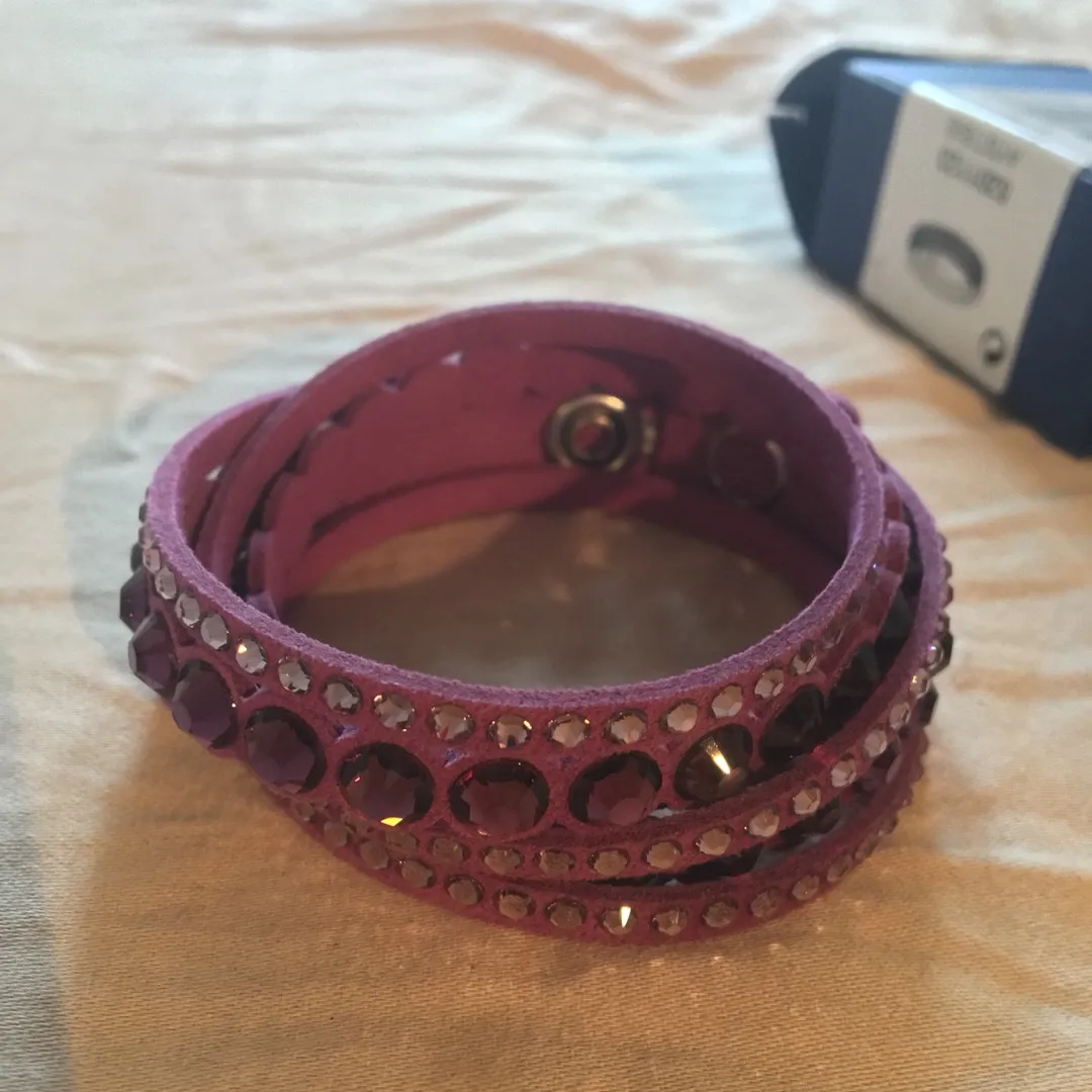 Purple Swarovski Bracelet photo 1