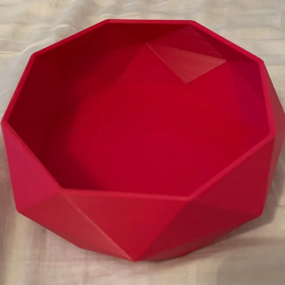 Hot Pink - Geometry Bowl photo 1