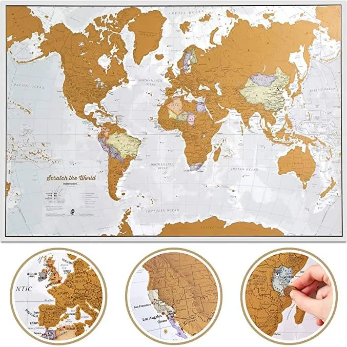 Scratch Off World Map photo 1