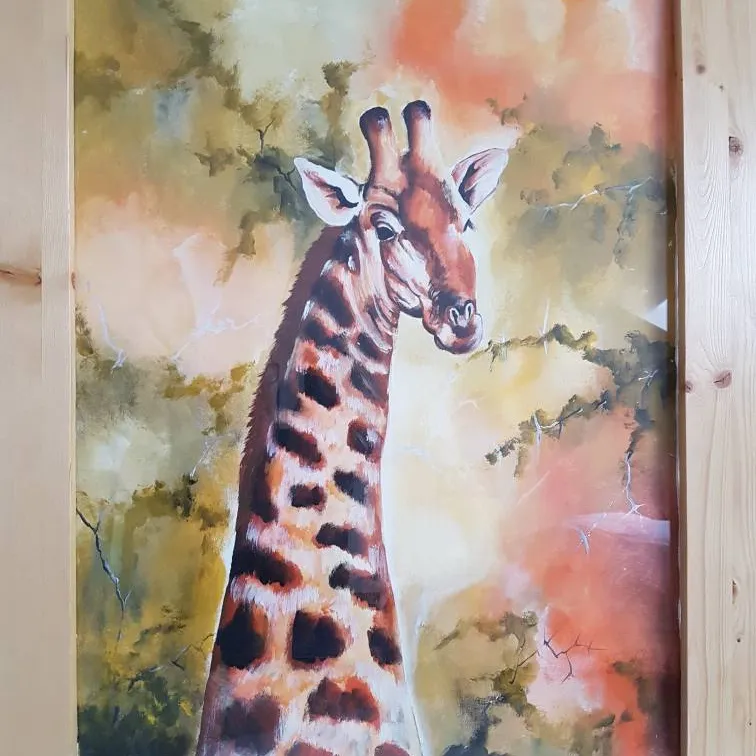 Giraffe Painting photo 3