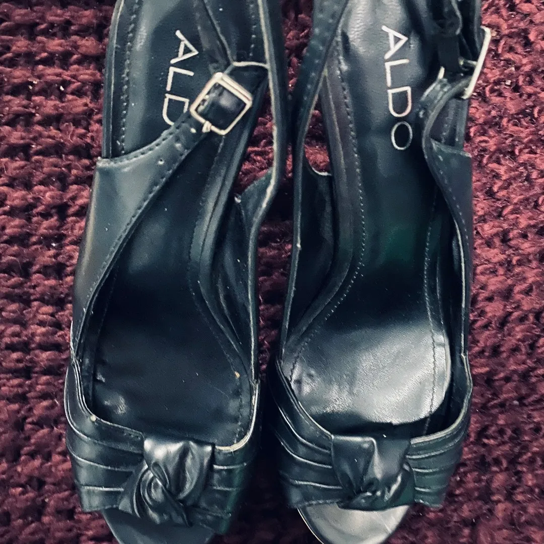 Black Aldo Heels photo 3