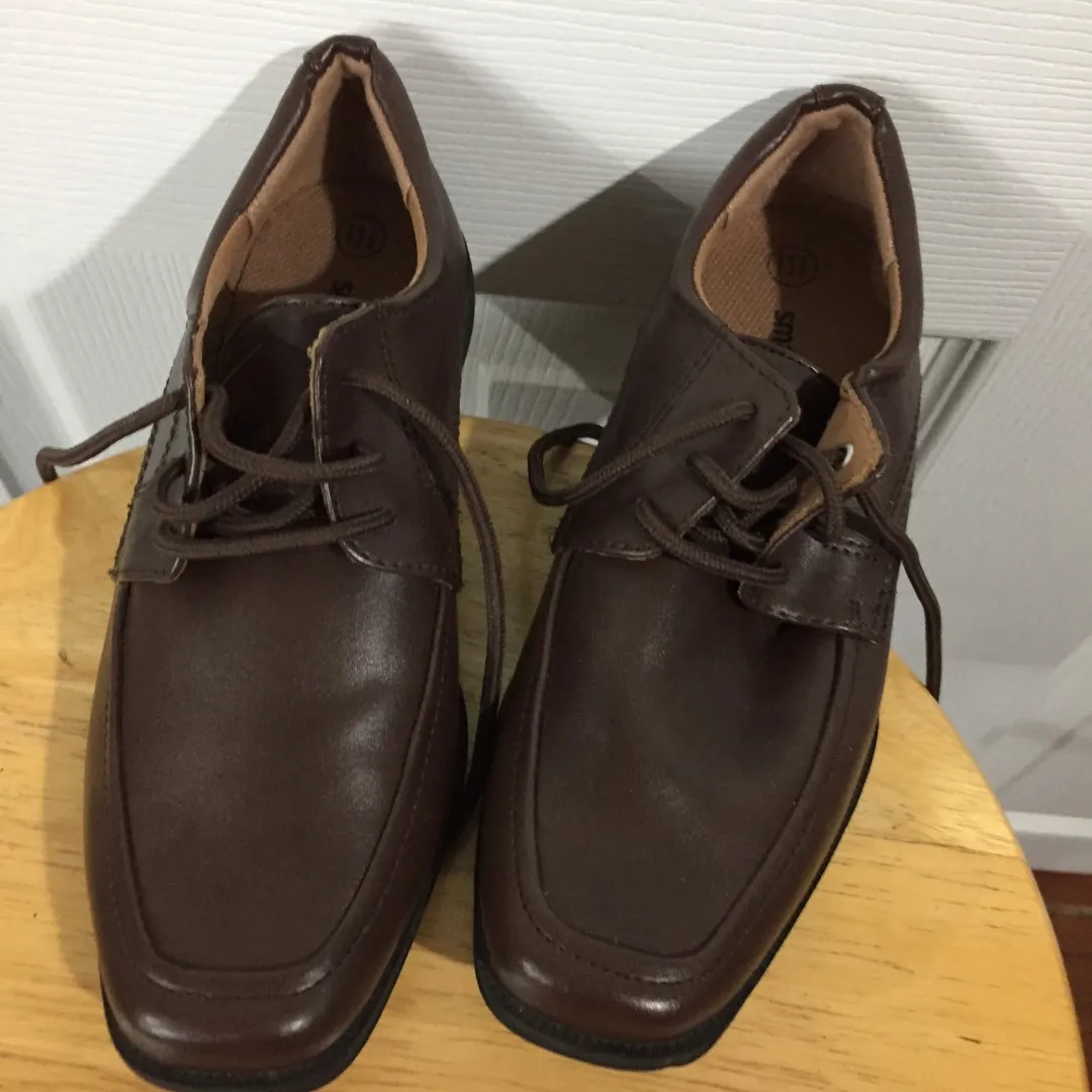 Brown Shoes For Boys- Size 13 1/2 photo 1