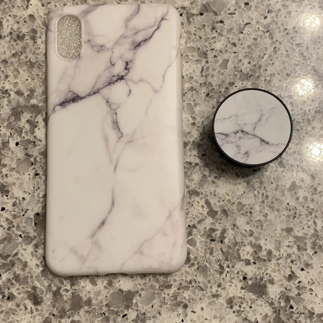 BNIB Marble Case & Grip (iPhone X / XS / 6 / 7 /8) photo 3