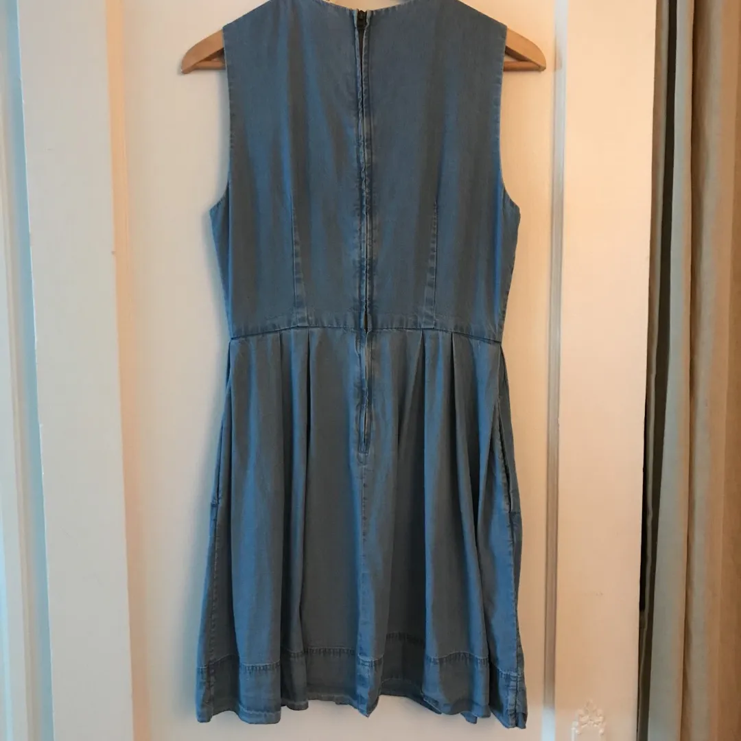 Gap Blue Chambray Dress Size 2 Or XS/ Small photo 3