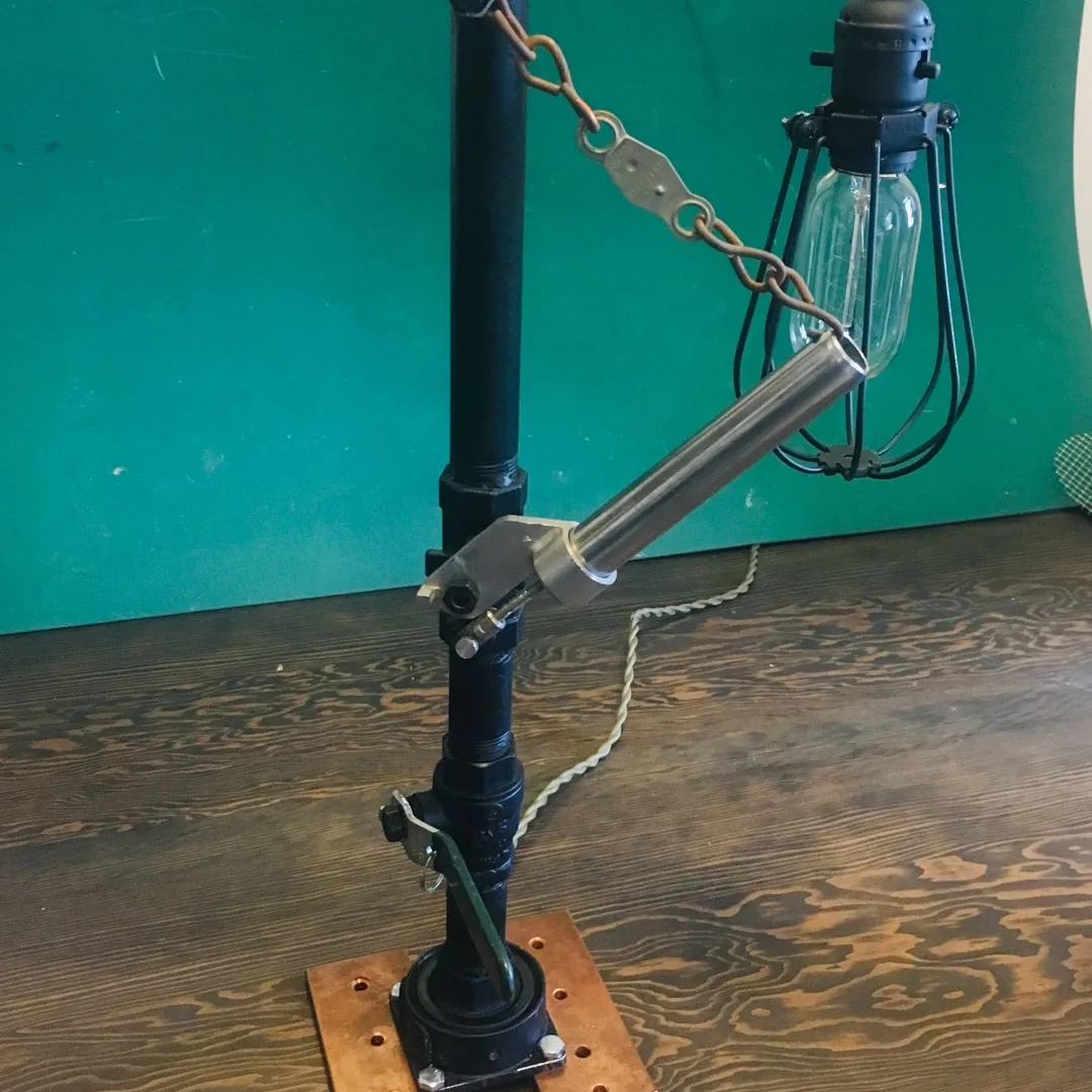 Custom Made Industrial Lamp photo 5