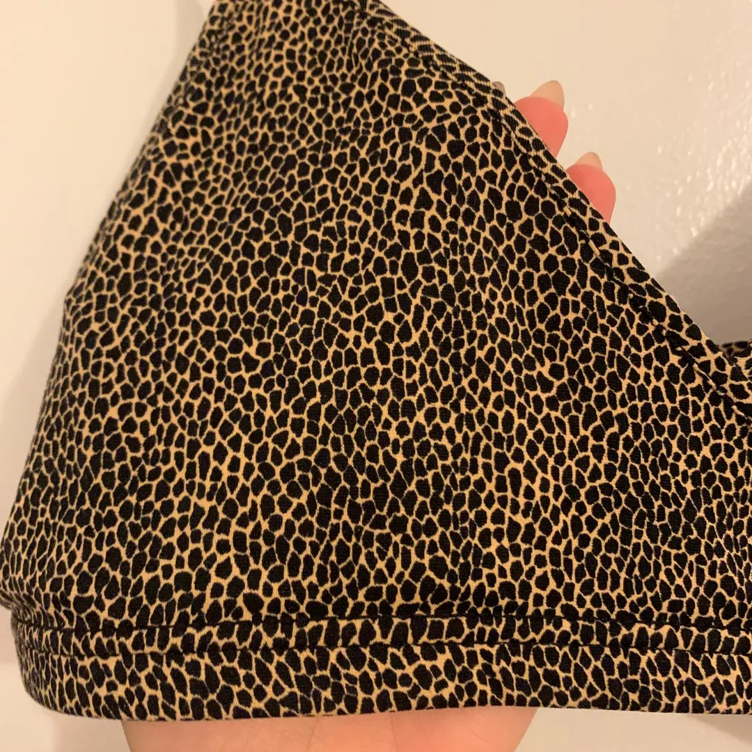 Vintage Made In Canada Leopard BRALETTE photo 4
