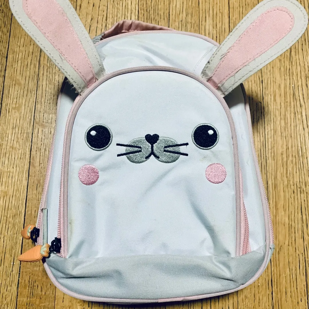 Bunny Rabbit 🥕 Lunch Bag For Kids. 10”x8” photo 1