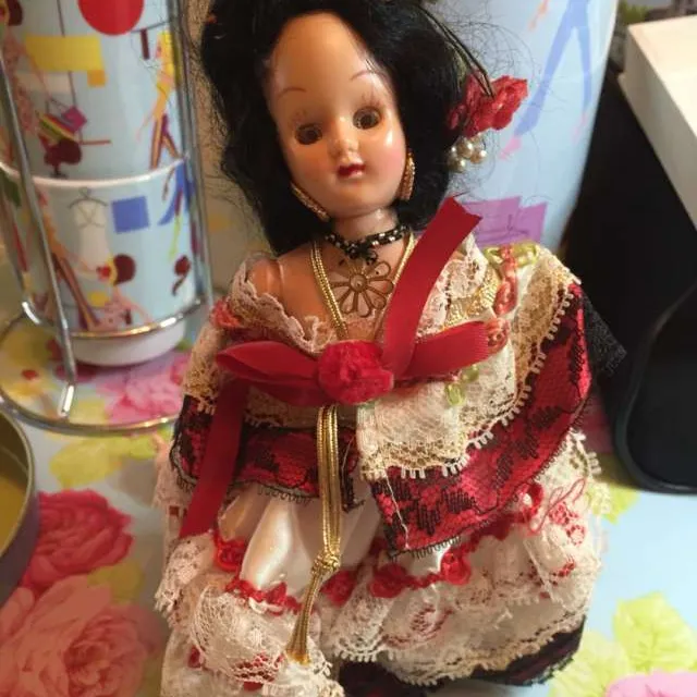 Vintage Doll In Costume photo 1