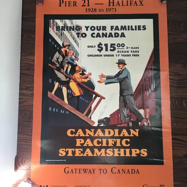 Pier 21 Halifax poster photo 1