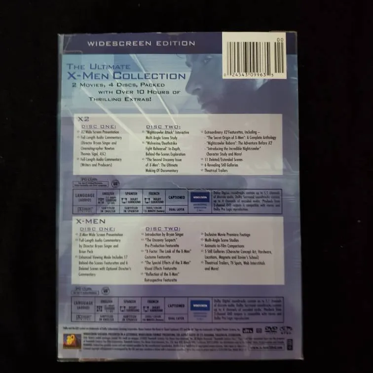 X-men Collection DVD Set photo 3