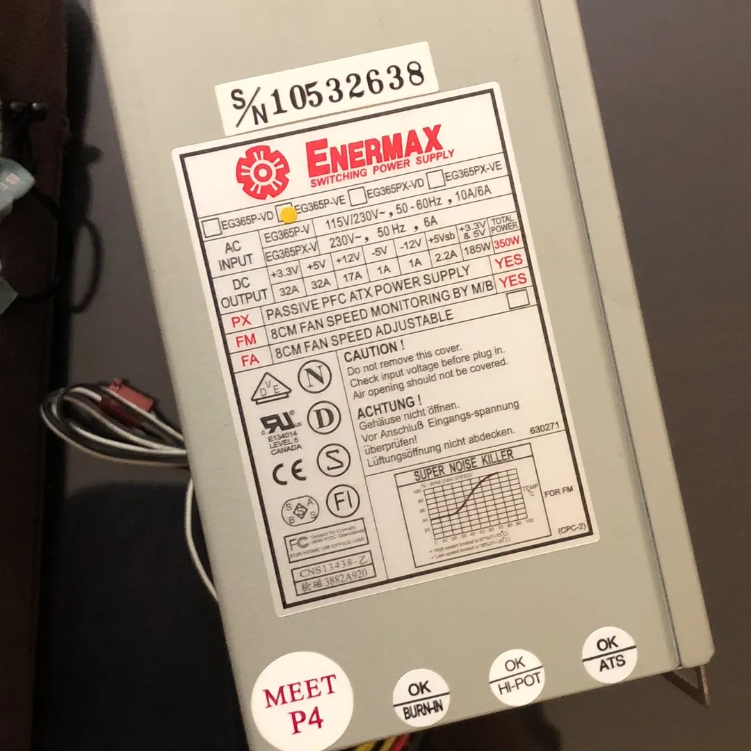 enermax power supply photo 1