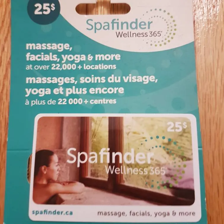 Spafinder Wellness 365 Gift Card photo 1