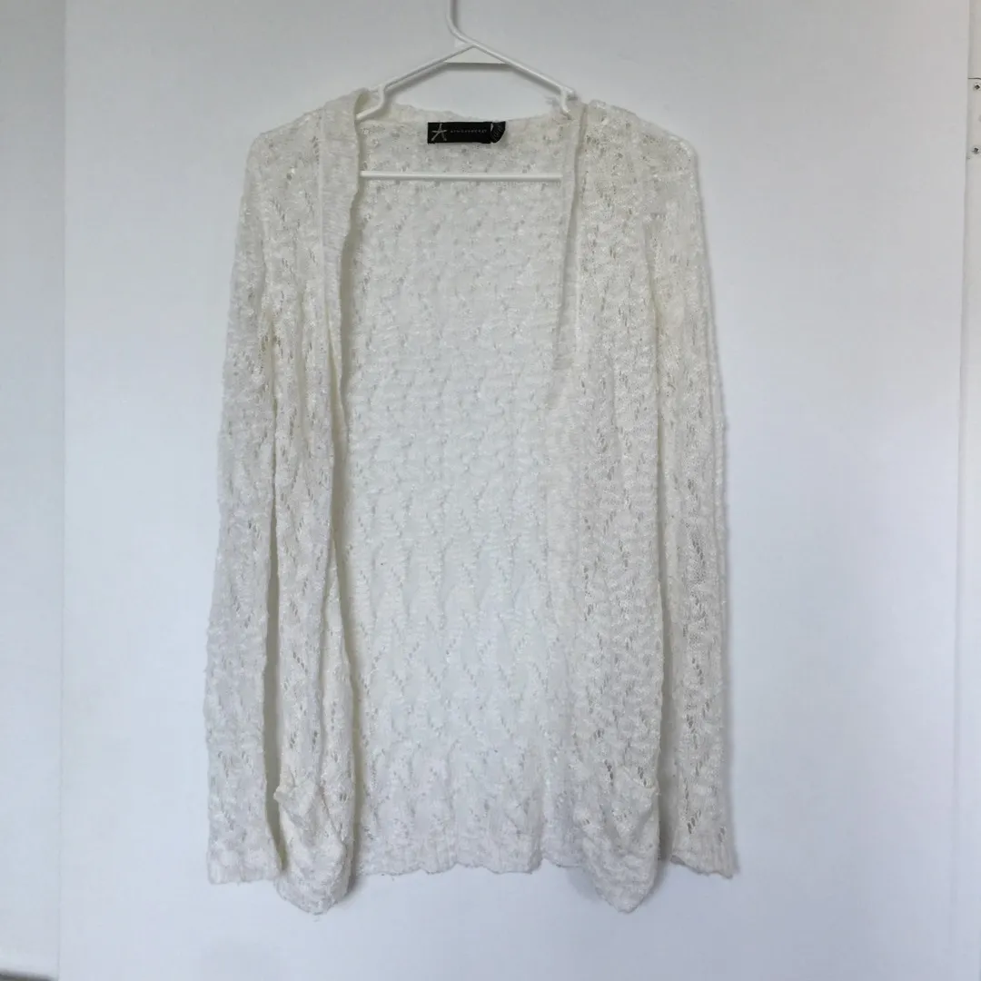 White Sweater Size 4 photo 1