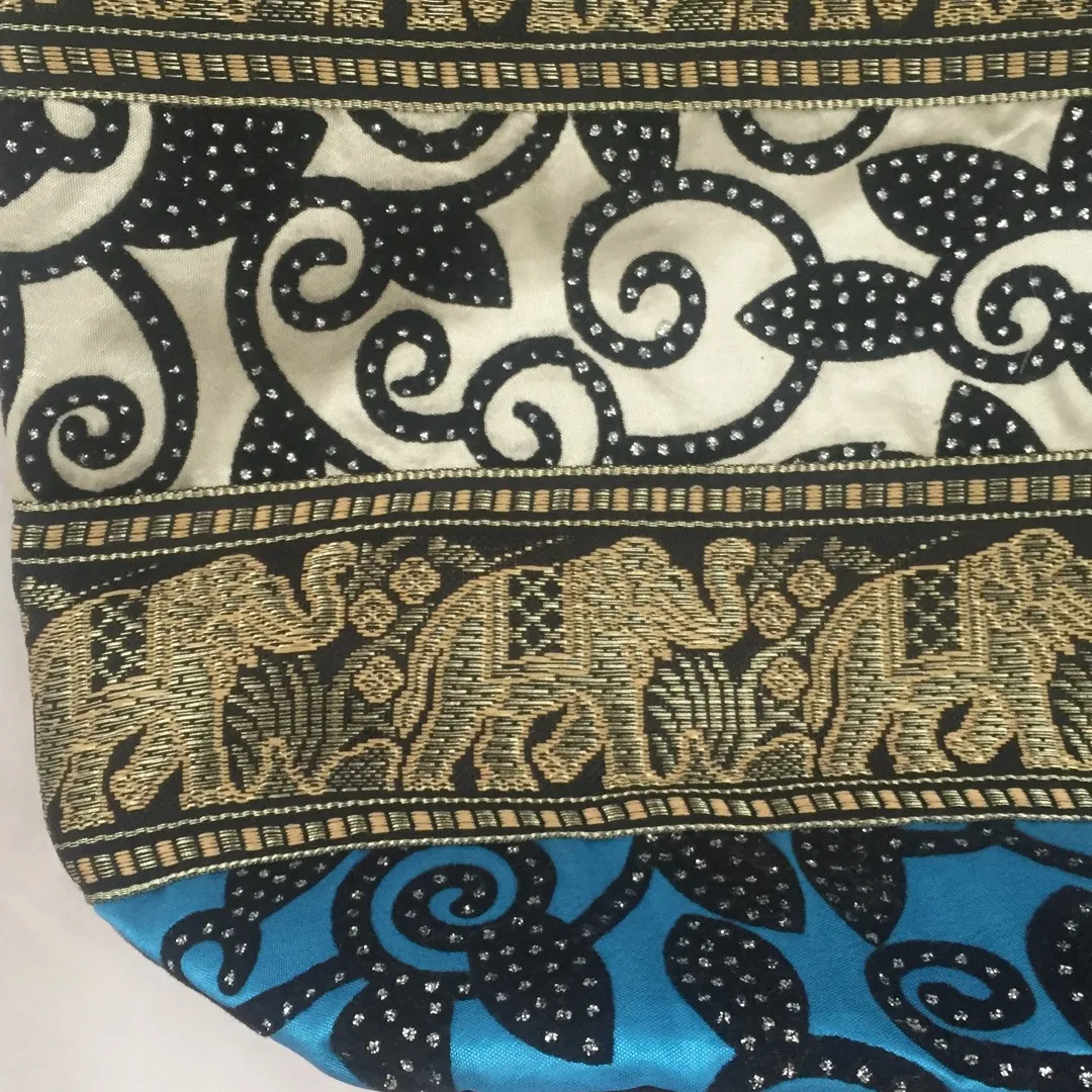 single strap embroidered hand bag photo 5