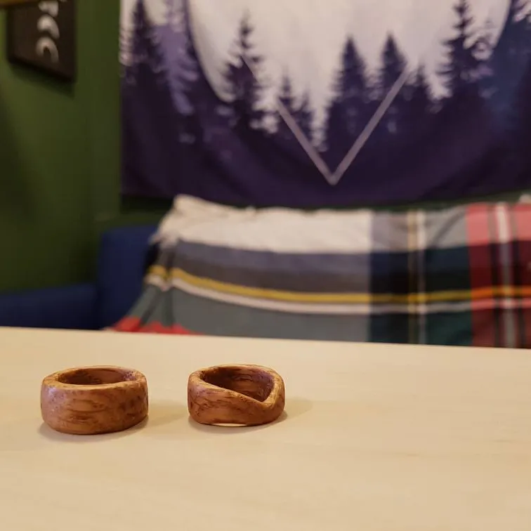 Wooden Oak Ring photo 1