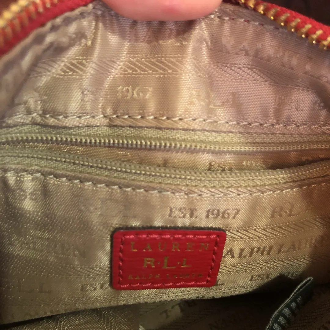 Ralph Lauren Leather Bag photo 3