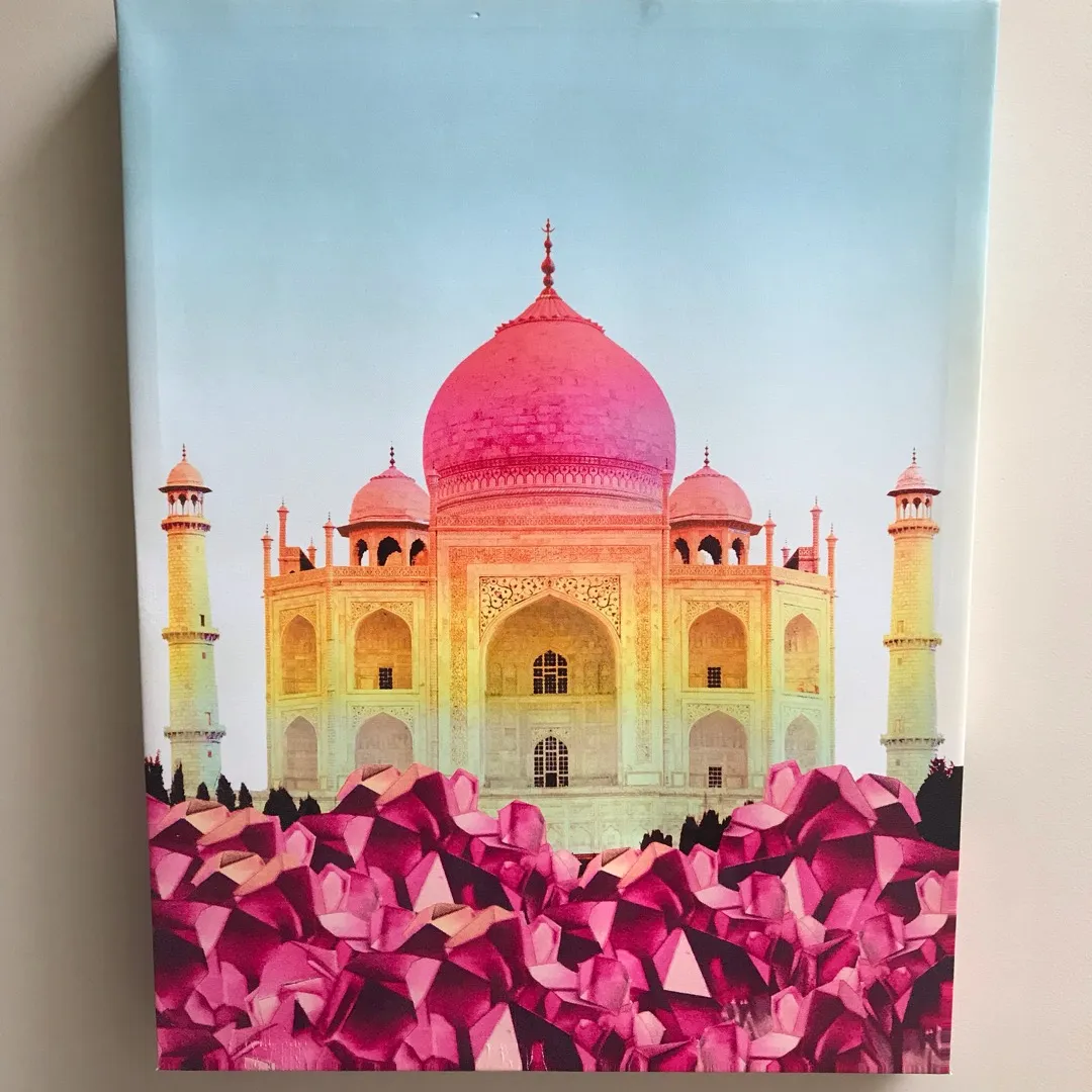 Taj Mahal Abstract On Canvas - Urban Outfitters photo 3