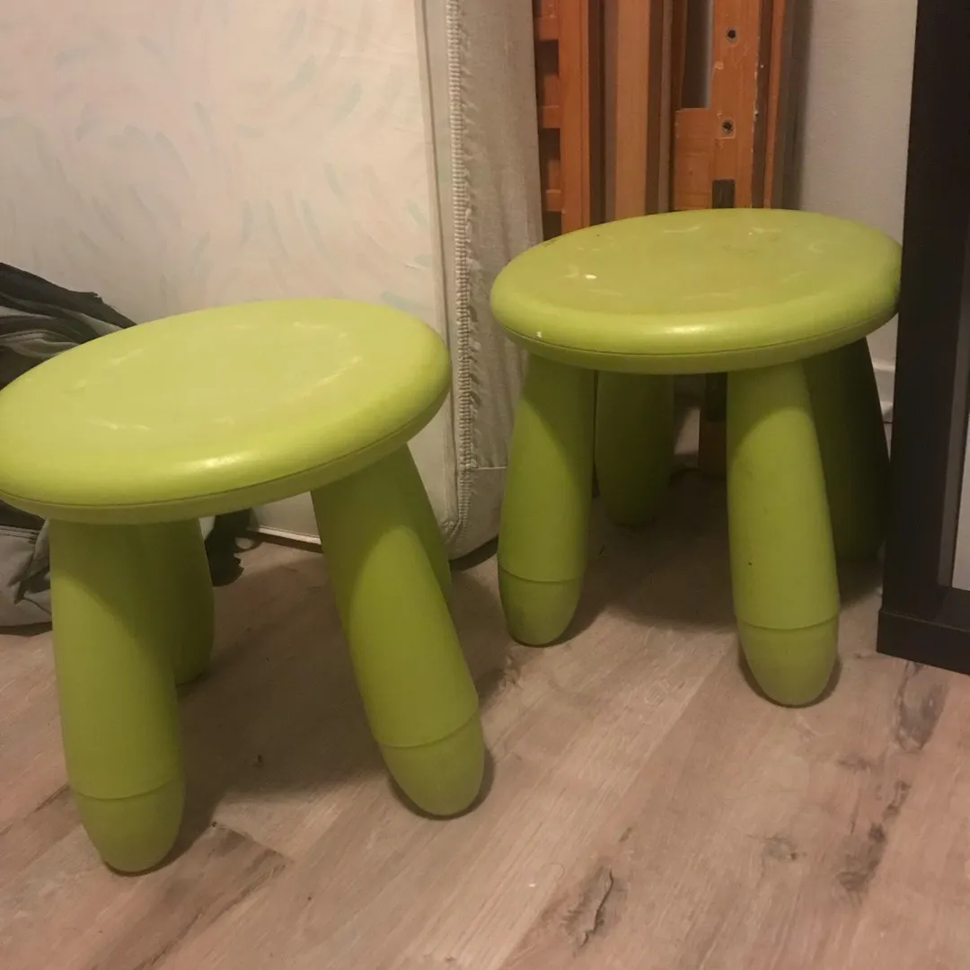 Two Green Stools photo 1