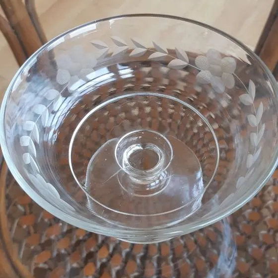 Vintage Glass Candy Dish photo 1