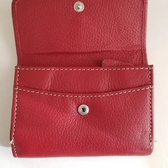Red Leather Wallet photo 4