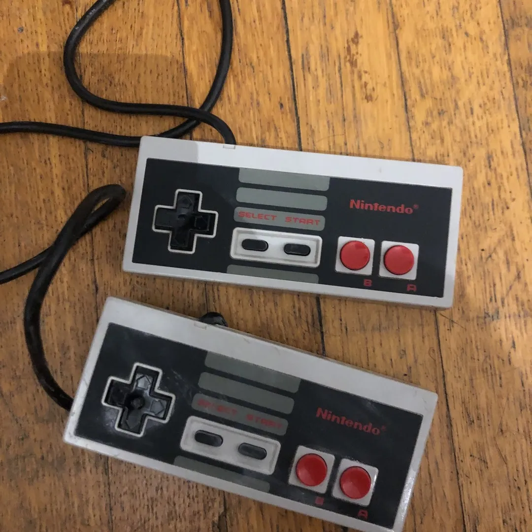 Two NES Controllers photo 1