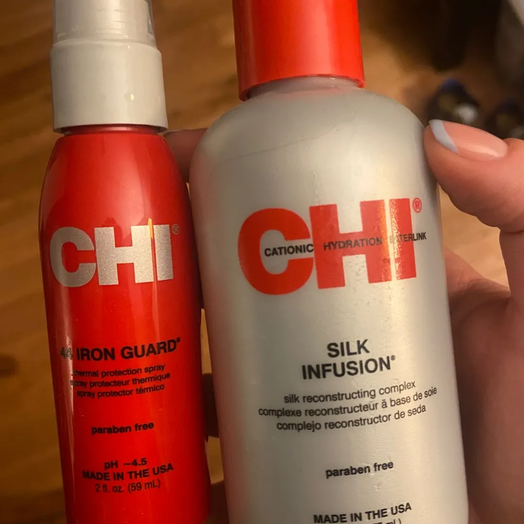 CHI Hair Products: Heat Protection Spray + Leave-In Treatment photo 1
