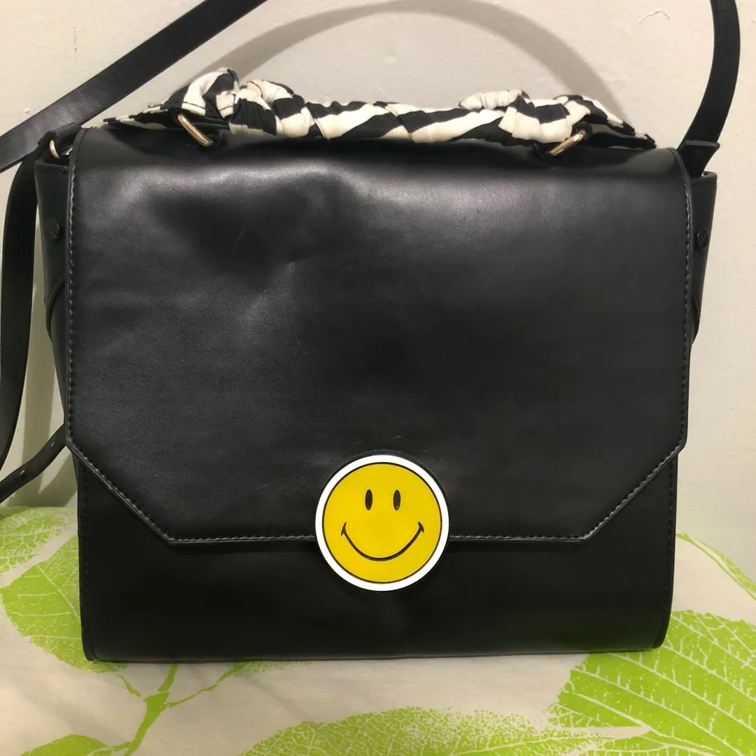 Zara Crossbody Side Bag - Black photo 1