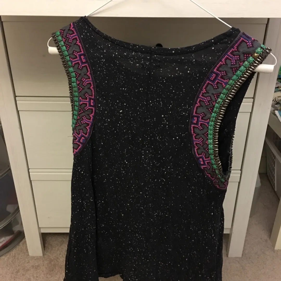 Urban Outfitters Embroidered Tank Top photo 3