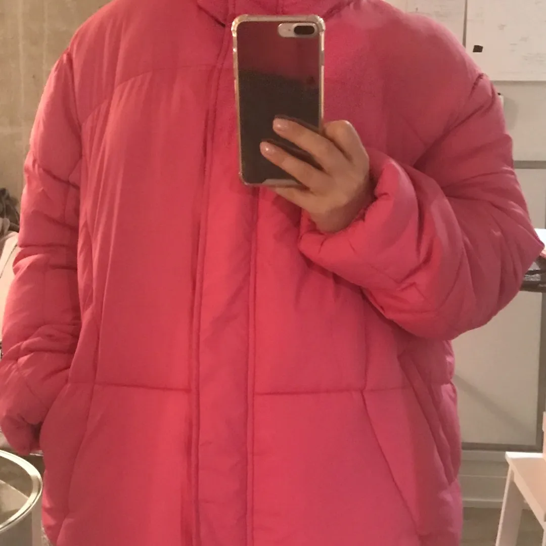 Missguided Pink Oversize Puffer photo 7
