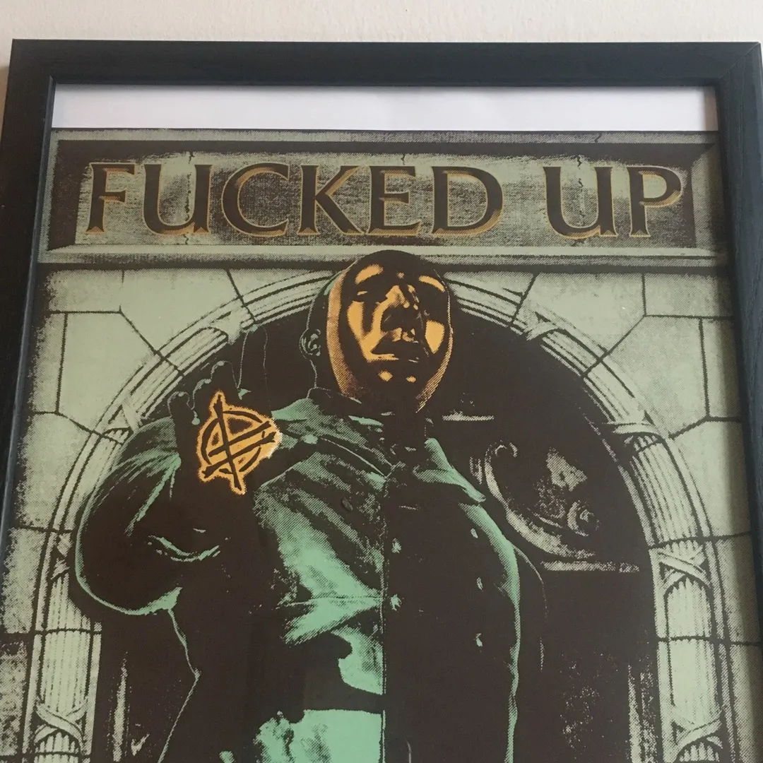Limited Edition Fucked Up Tour Poster Signed And Framed photo 6