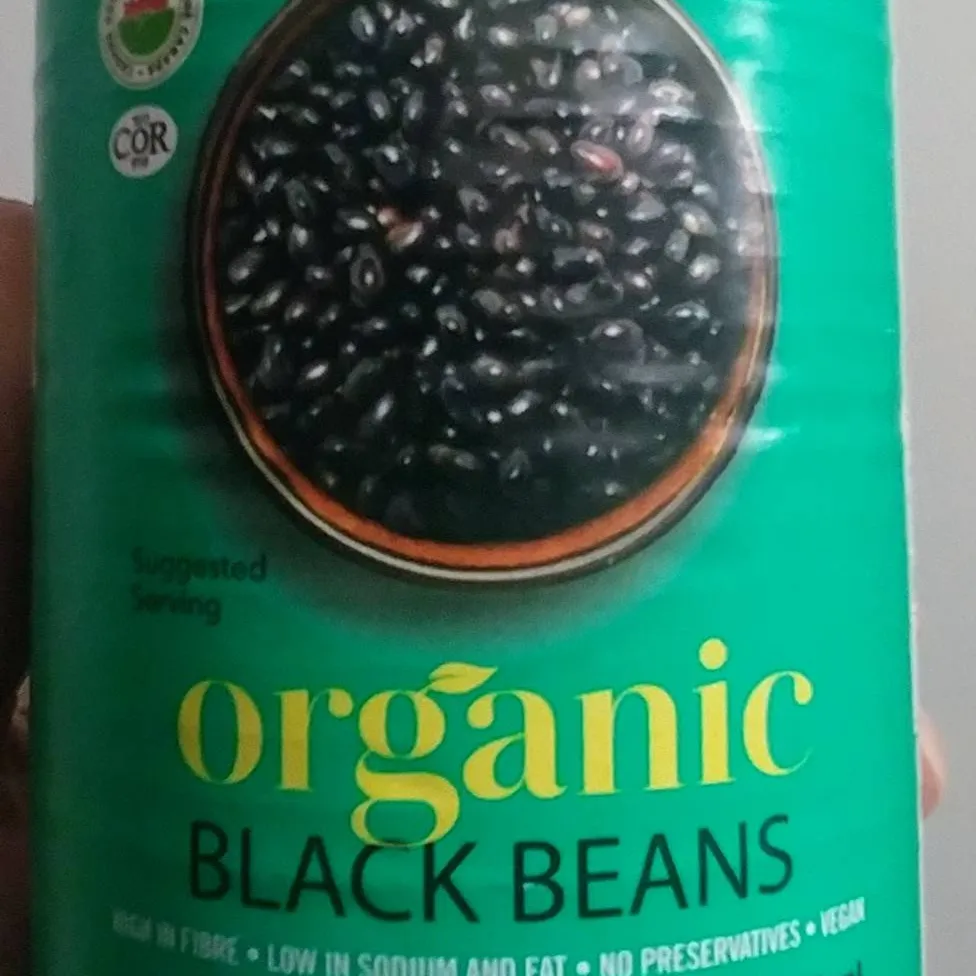 Organic black beans photo 1