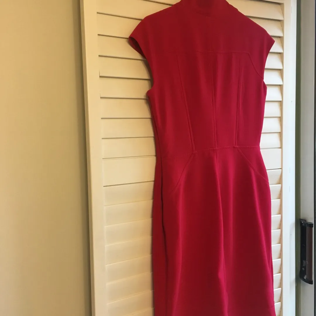 Red Dress Size 10 photo 6