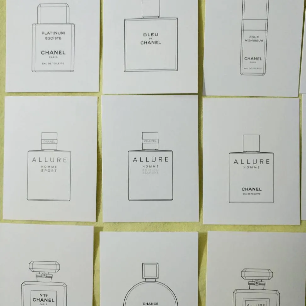 Chanel Perfume Cards photo 1