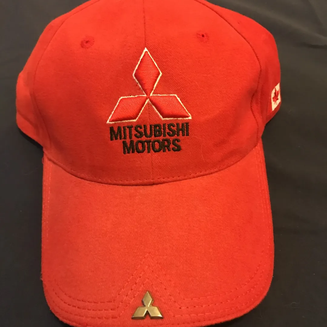Mitsubishi Red Baseball Cap / Hat BNWOT photo 1