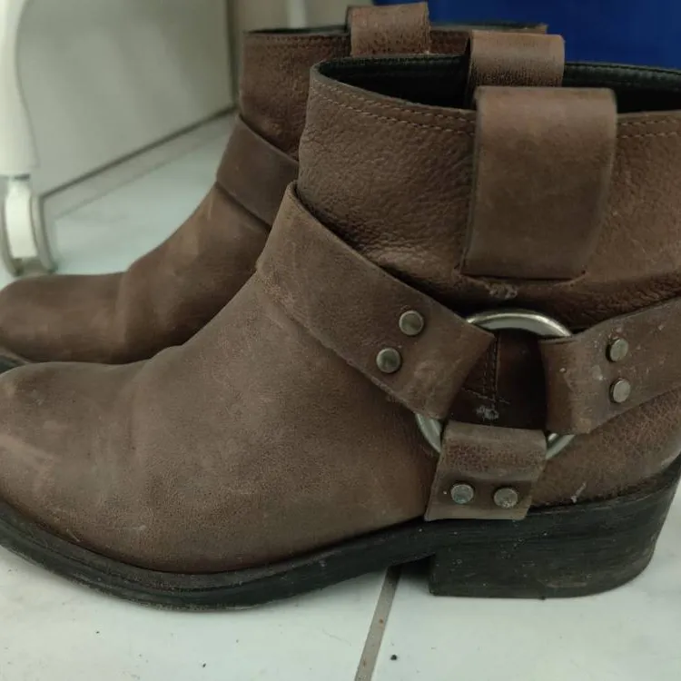 Excellent Condition All Saints Leather Booties photo 1