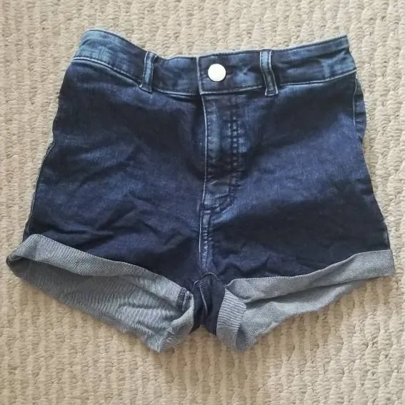 🦋 Dark Blue High Waist Shorts 🦋 photo 1