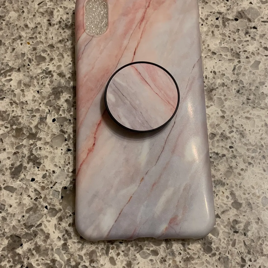 BNIB Marble Phone Case & Grip (iPhone X / XS / 6 / 7 / 8) photo 1