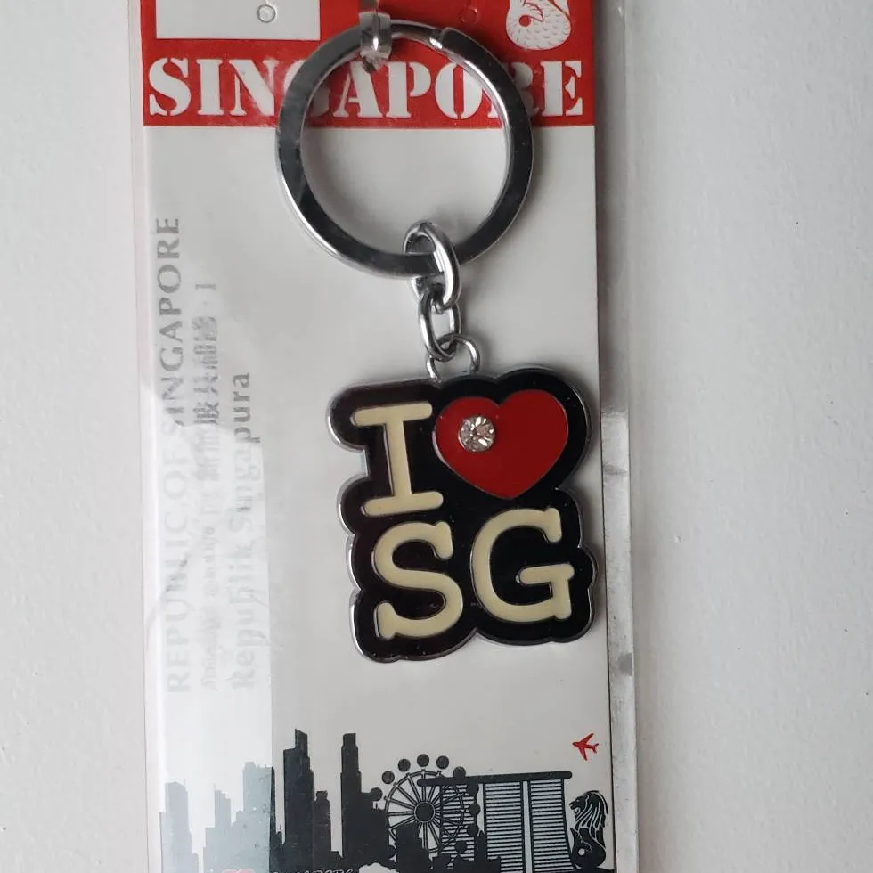 I Love SINGAPORE keychain photo 1