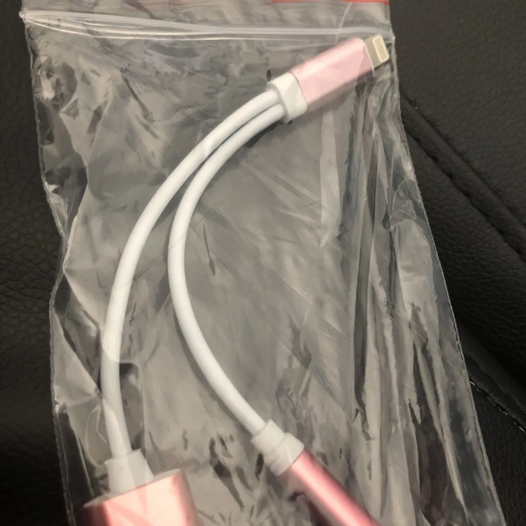 Brand New iPhone Charger And Headphone Adapter photo 3
