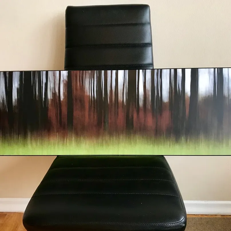 Art: Abstract Forest Poster Plaque Mounted photo 1