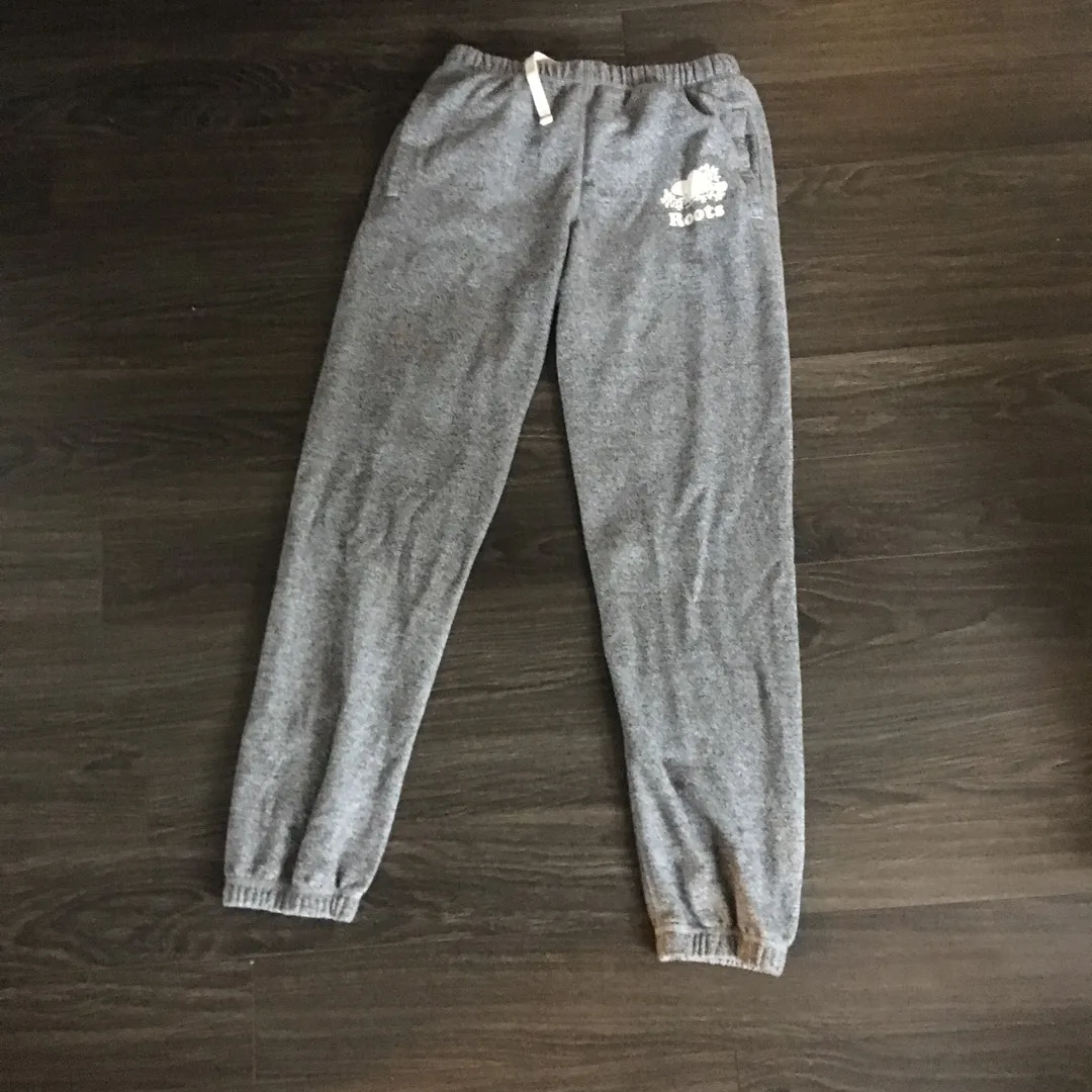 Roots Salt and Pepper Joggers Size Small photo 1