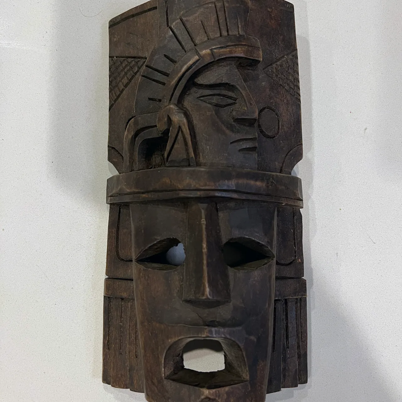Wooden Mask From Mexico Decor photo 6