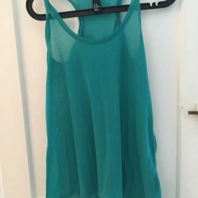 Teal H And M Tank photo 1