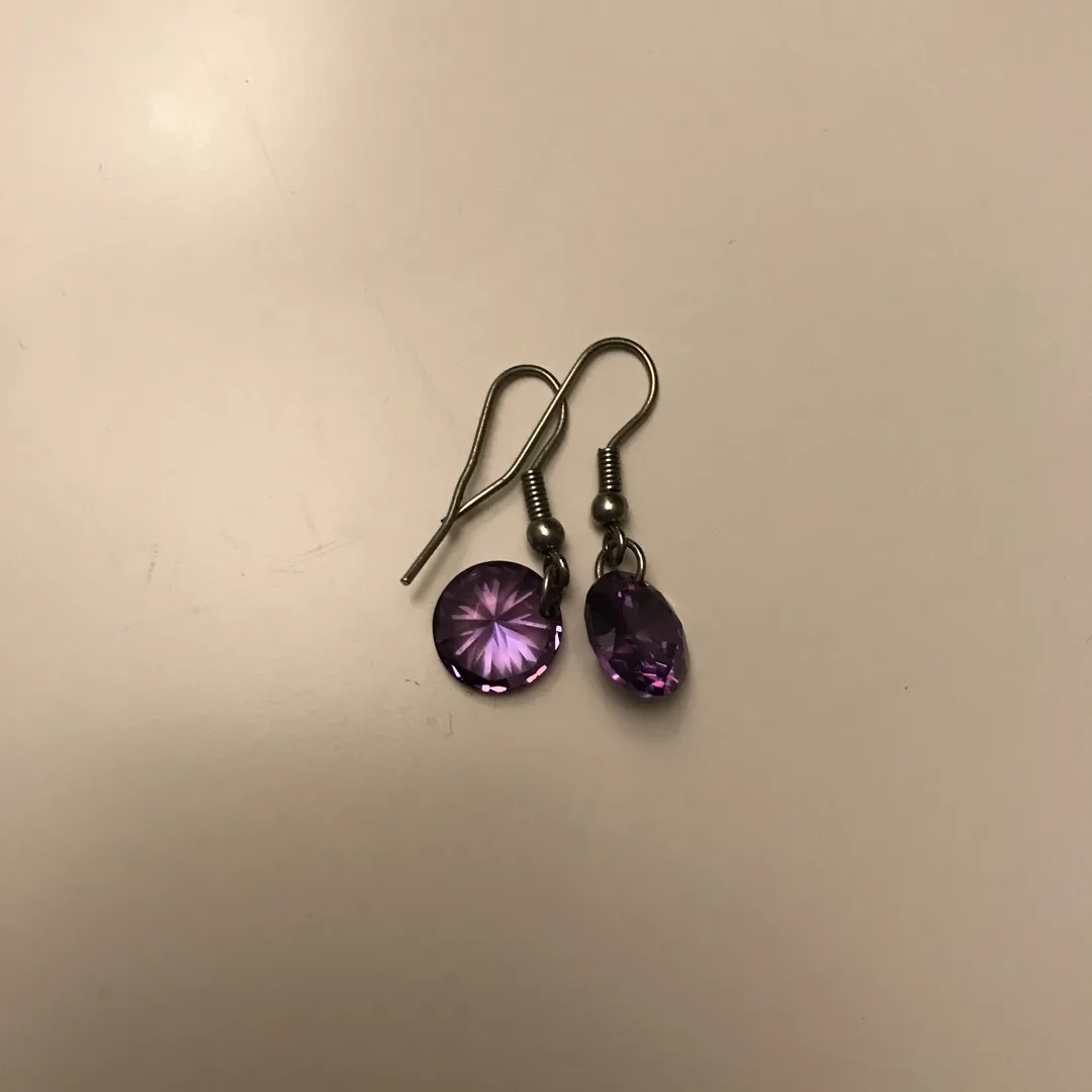 Purple Ear Rings For Sale photo 1