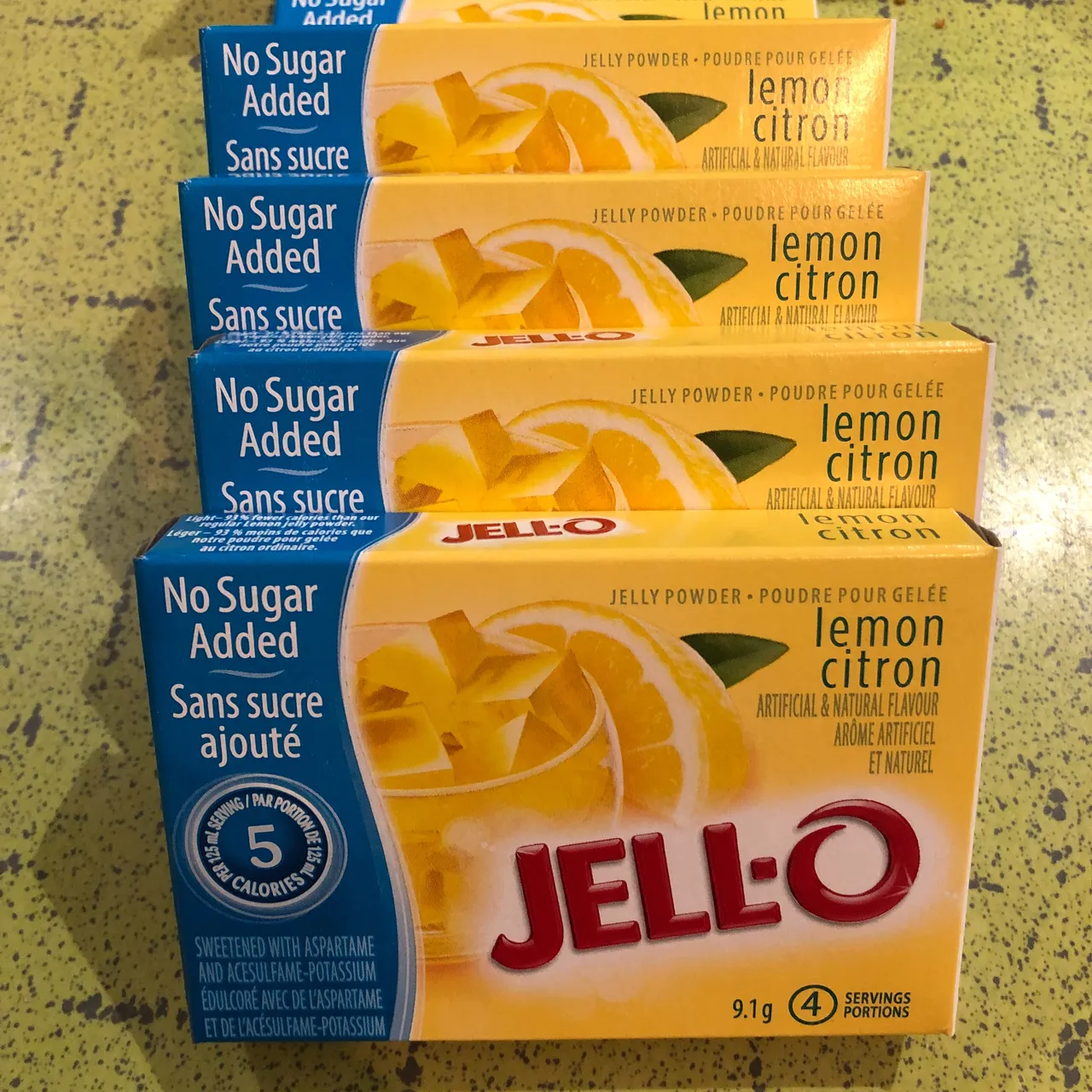 Sugar-free Jello (lemon) x5 photo 1