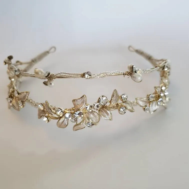 Bridal Headband Hair Accessory Crown Tiara photo 1