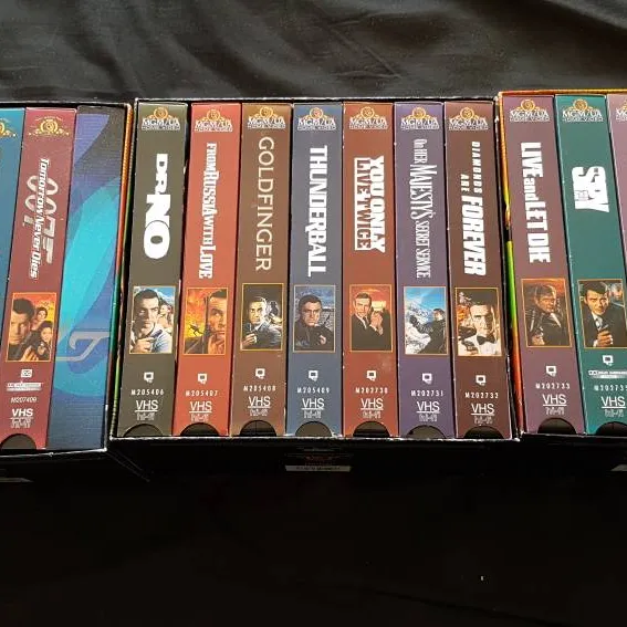 James Bond VHS Collection photo 1